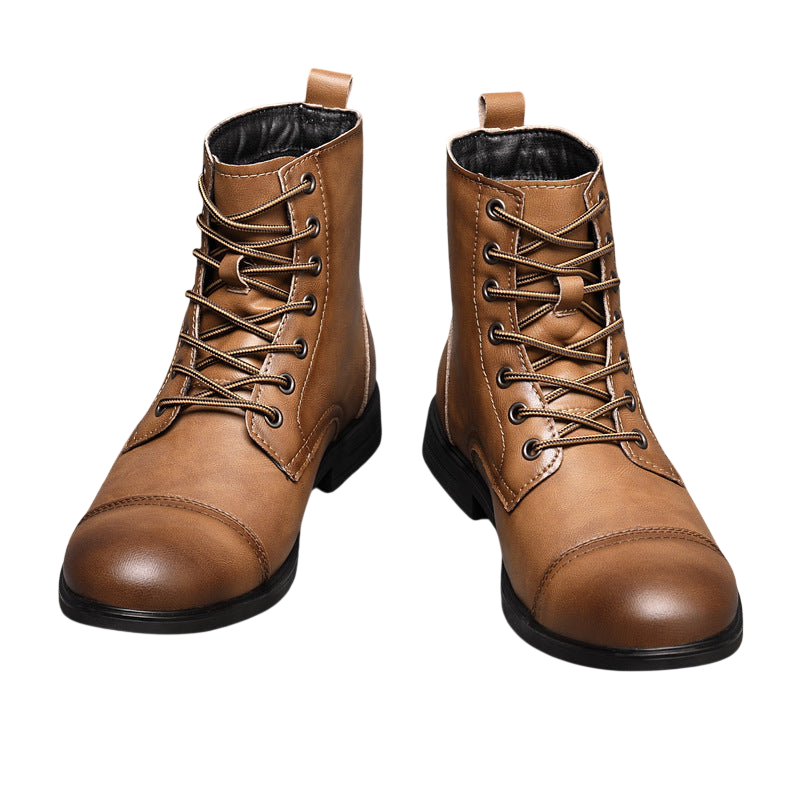 Knöchelschuhe Herren Schnürverschluss über dem Knöchel