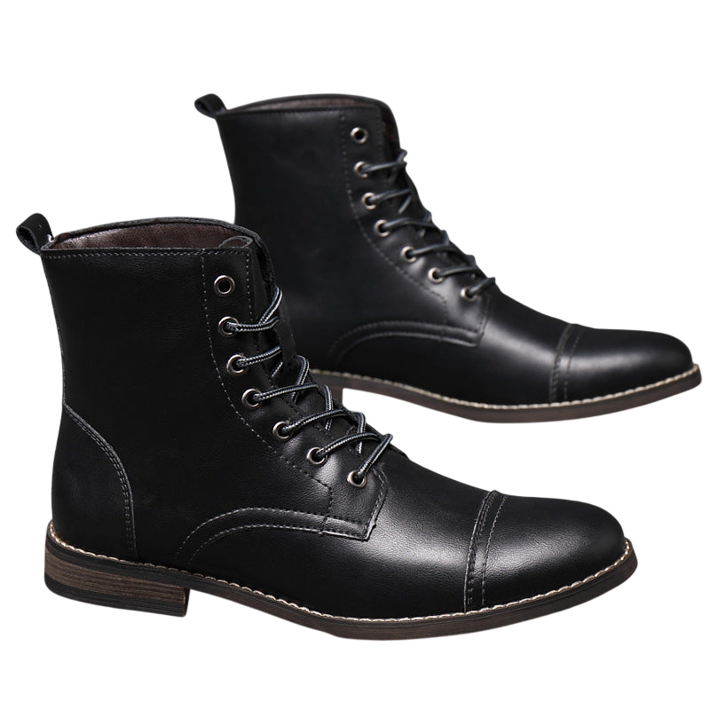 Knöchelschuhe Herren Schnürverschluss über dem Knöchel