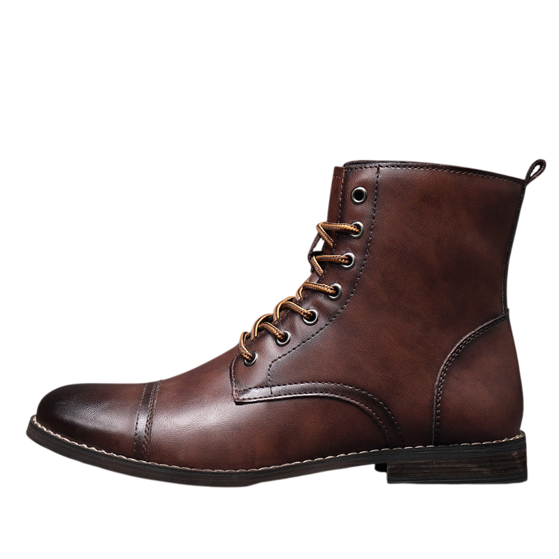 Knöchelschuhe Herren Schnürverschluss über dem Knöchel