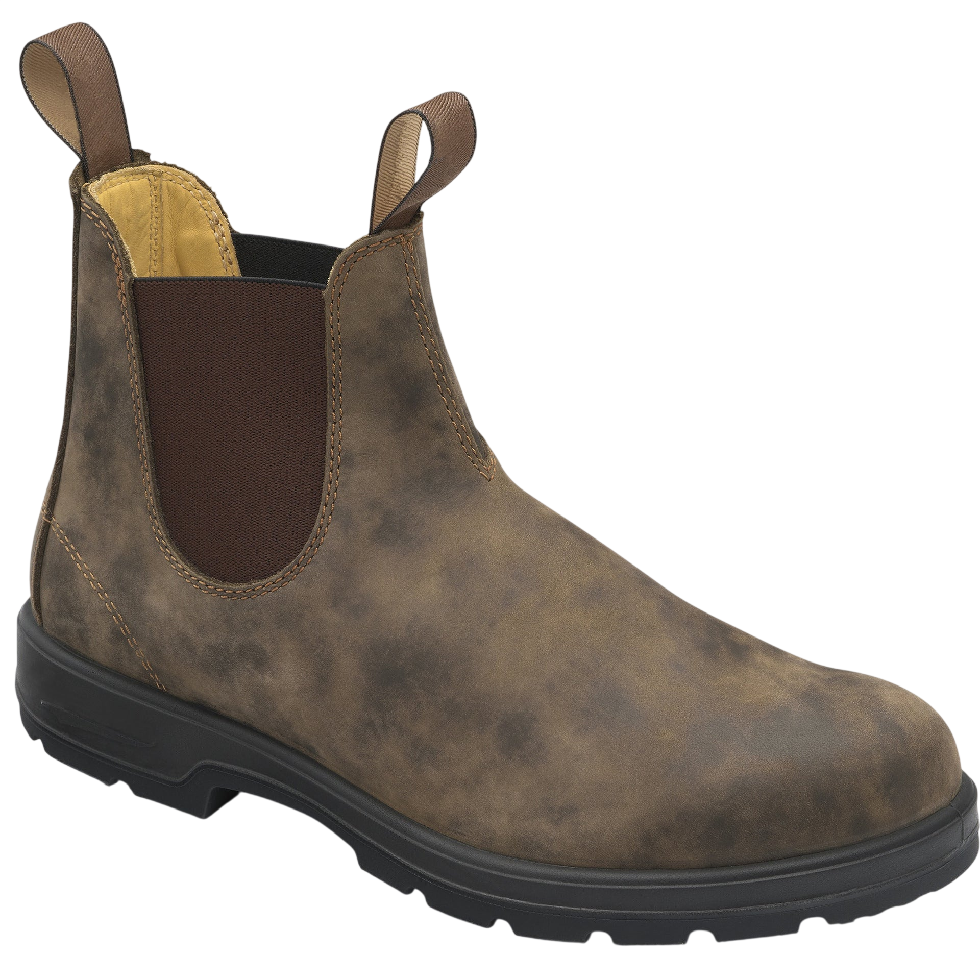 Stiefeletten Herren Schlupfdesign mit elastischen Seiteneinsätzen