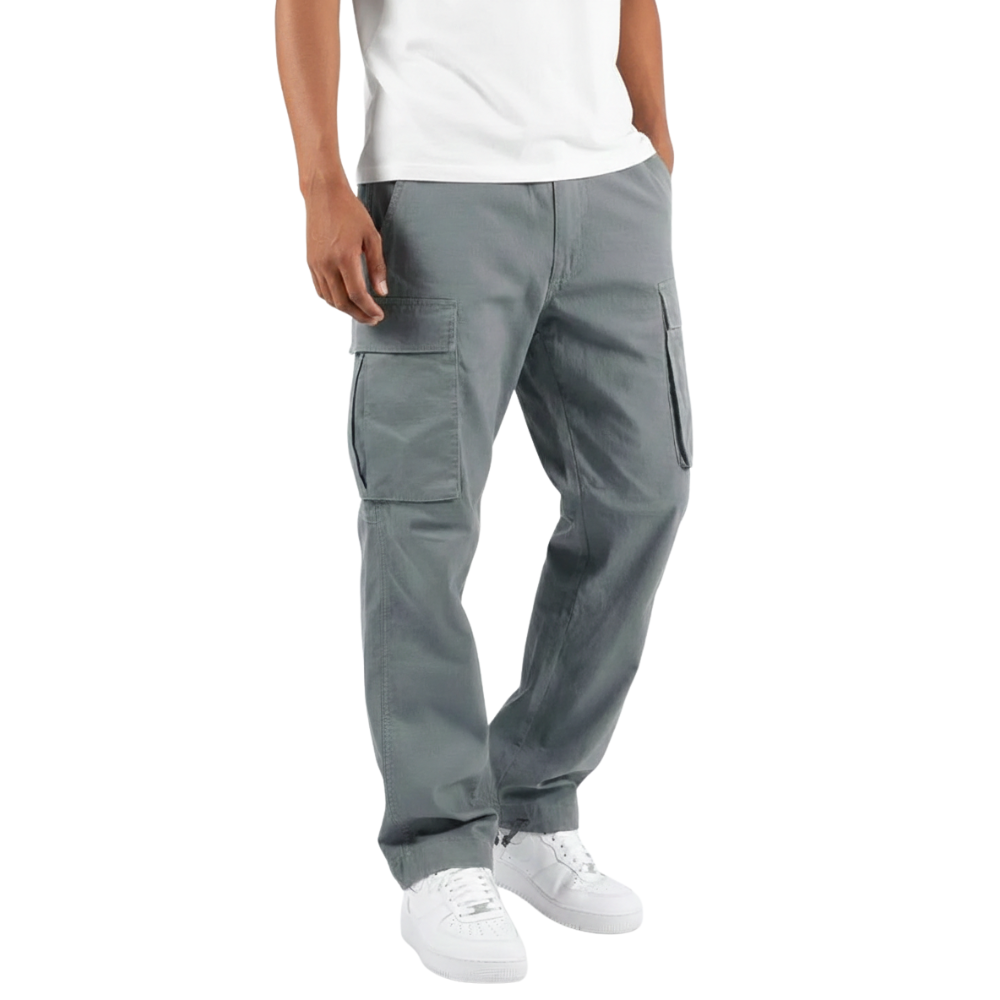 Cargohose Herren Gerades Bein Mit Taschen