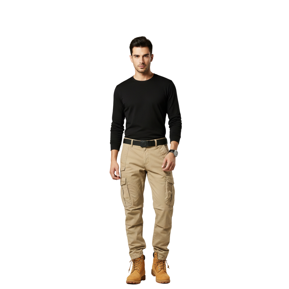 Cargohose Herren Mehrere Taschen Robuste Passform Arbeit