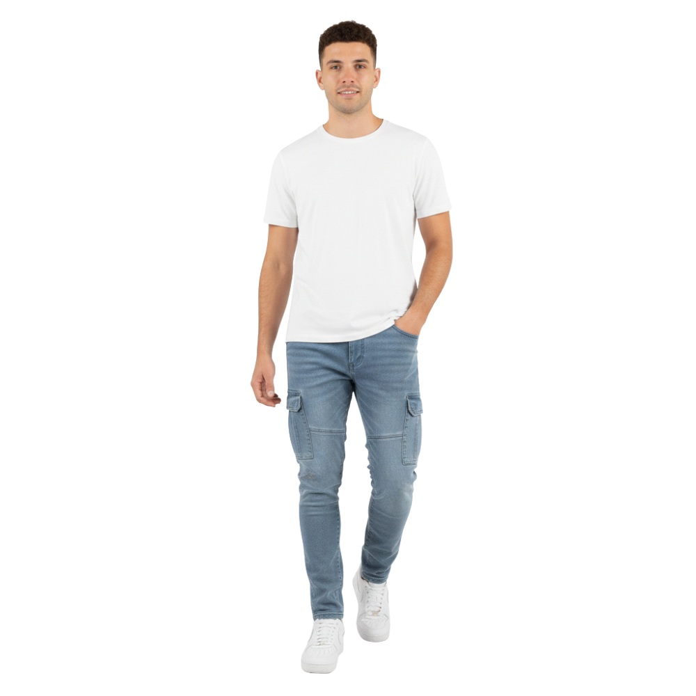 Cargohose Herren Schmal Geschnitten Alltag