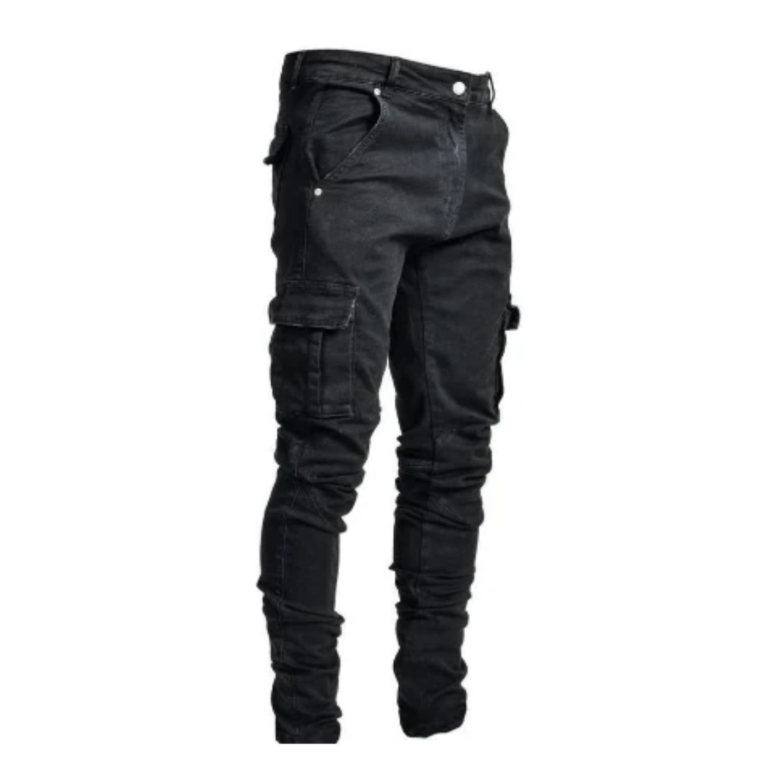 Cargohose Herren Schmal Geschnitten Alltag