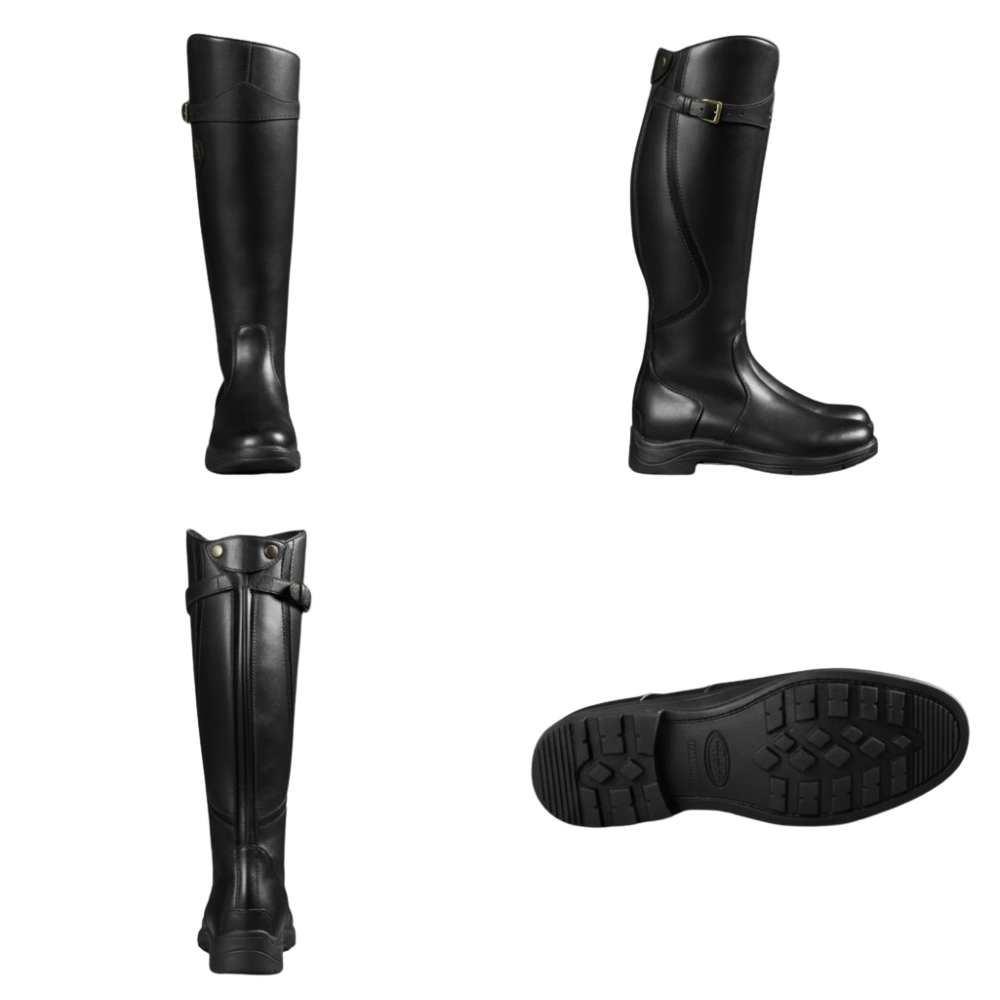 Damenstiefel Damen Hohe Form mit verstellbaren Schnallen