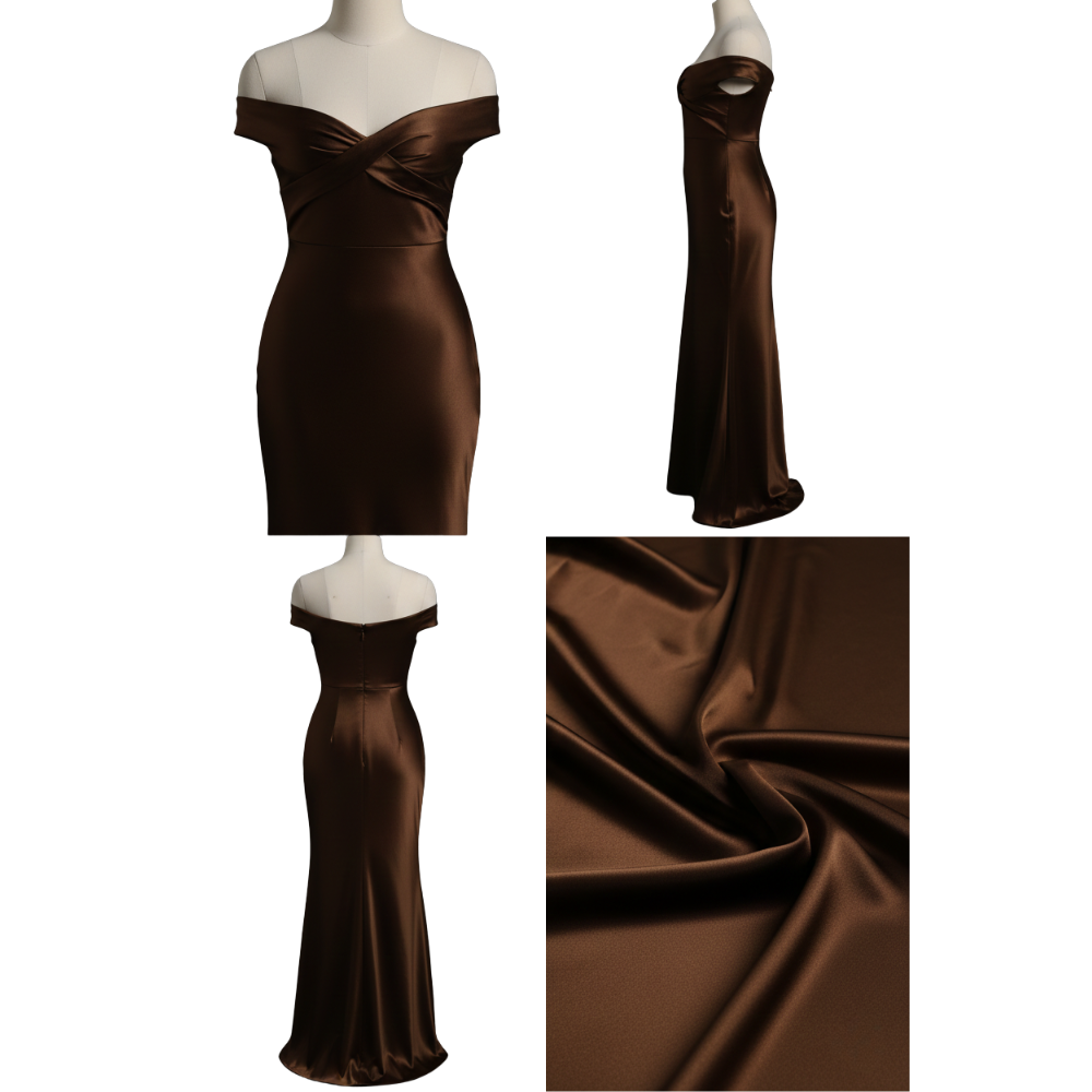 Formelles Abendkleid Damen Bodenlange elegante Passform