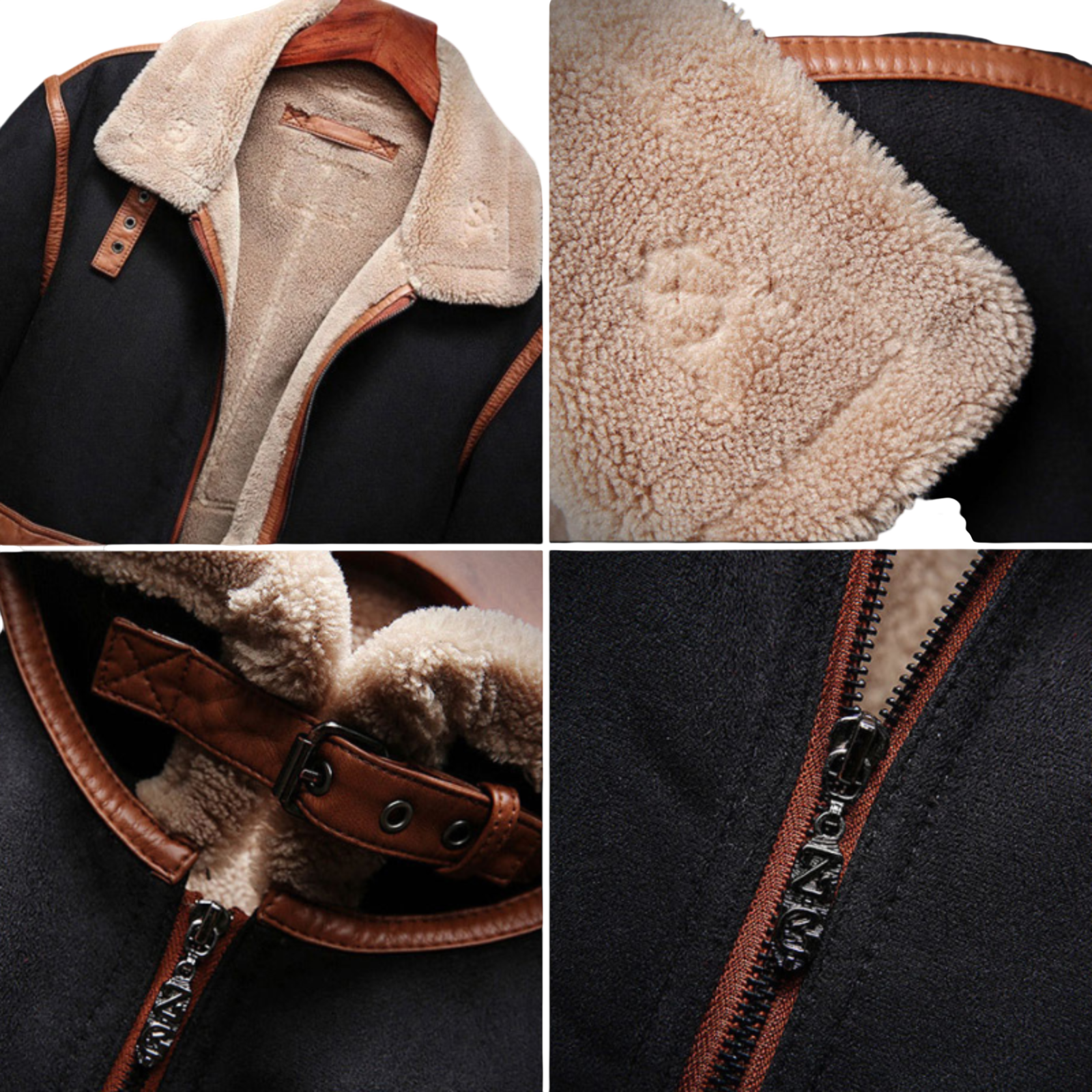 Jacke Herren Isolierte Winterjacke Taillierte Passform Kaltes Wetter