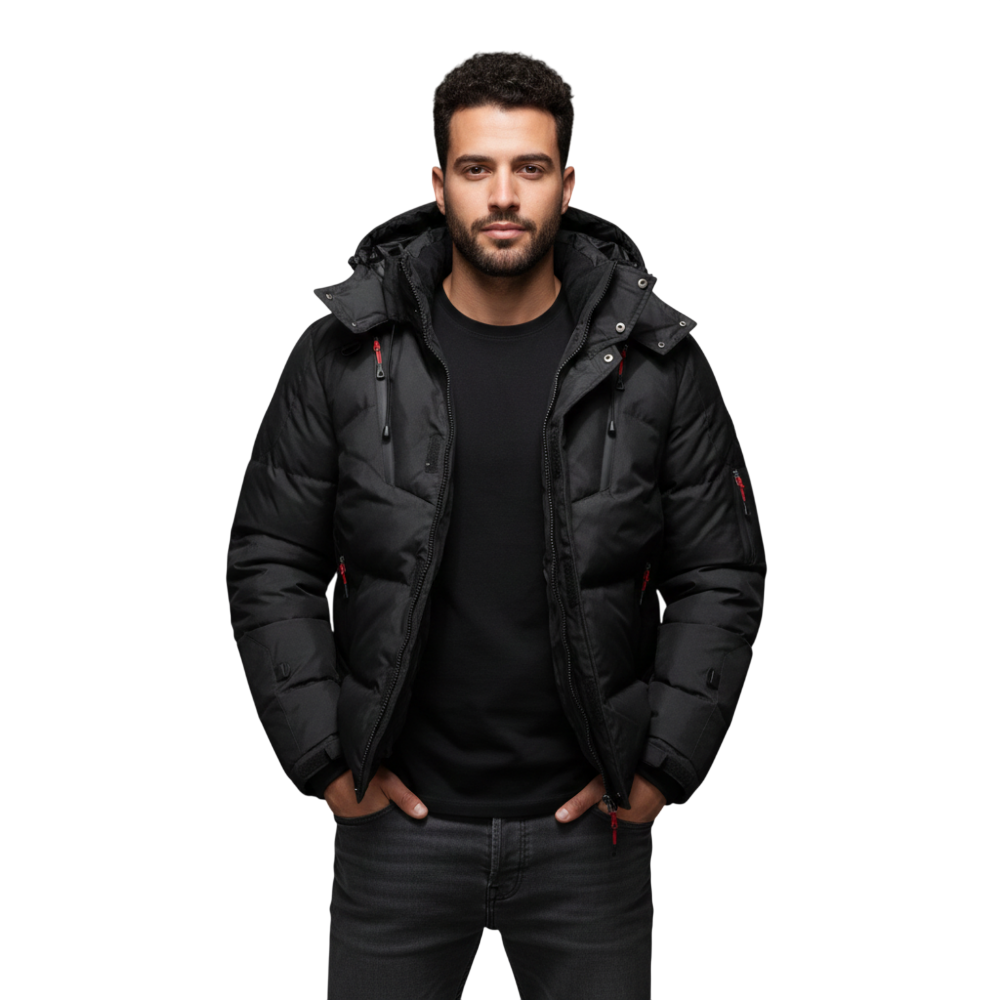 Jacke Herren Oberbekleidung für Kaltes Wetter Wintersaison
