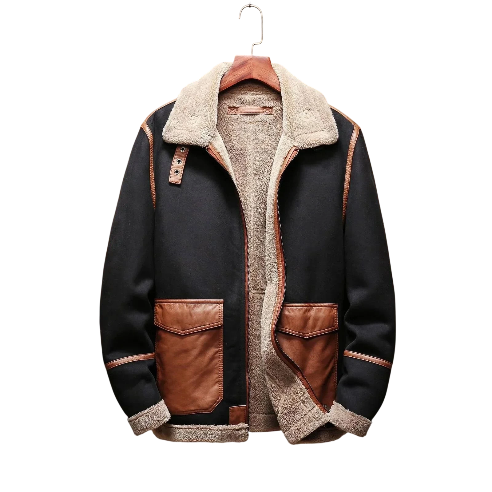 Jacke Herren Isolierte Winterjacke Taillierte Passform Kaltes Wetter