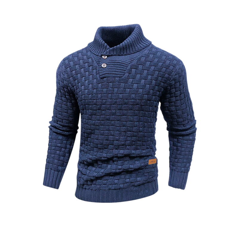 Herrenpullover Strukturierte Oberfläche Winter