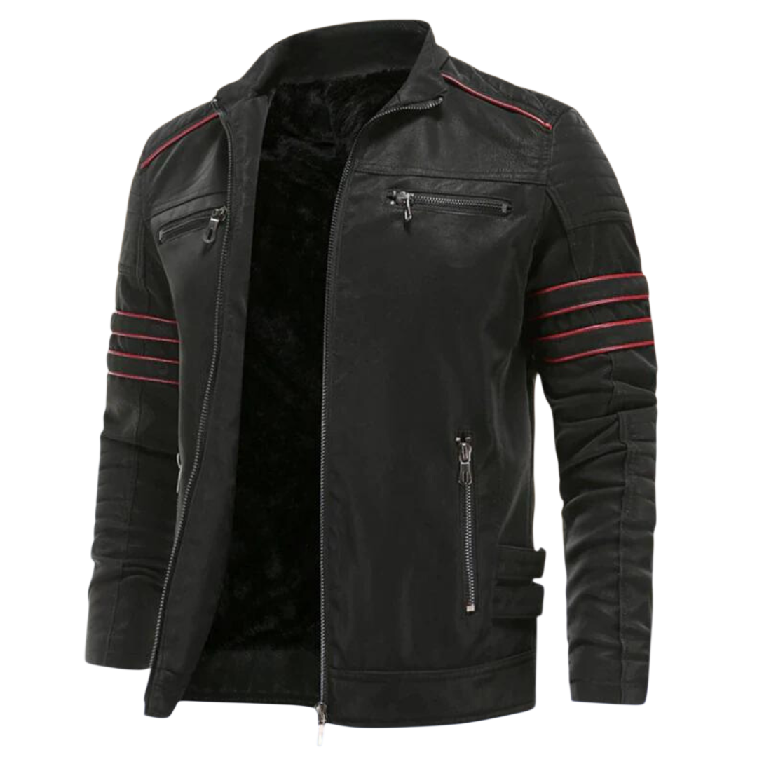 Jacke Herren schmale Passform mit Stehkragen