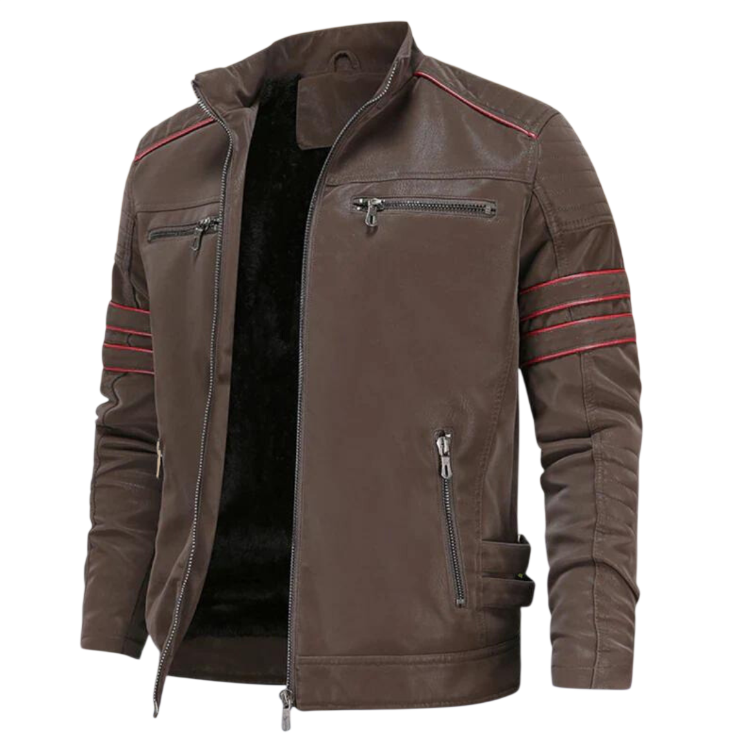 Jacke Herren schmale Passform mit Stehkragen
