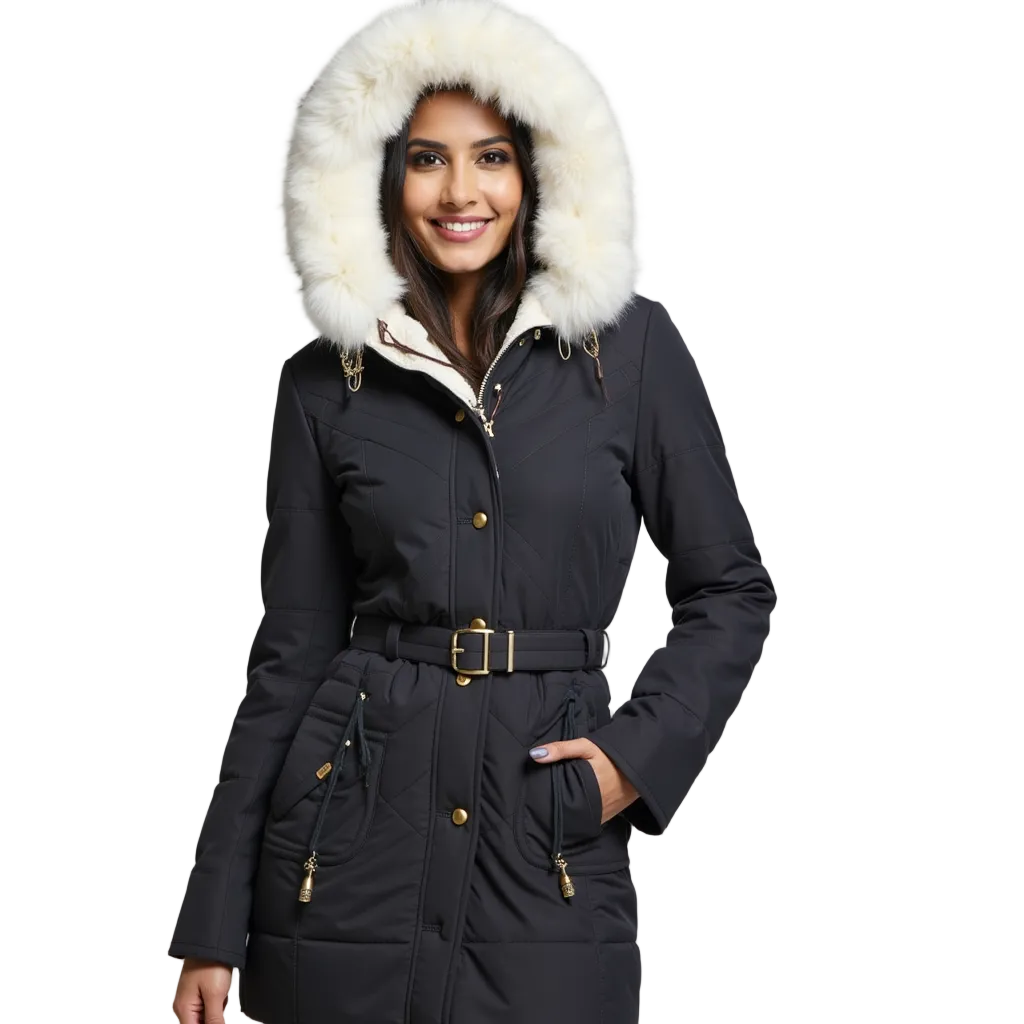 Parka Damen Normale Passform Klassisch