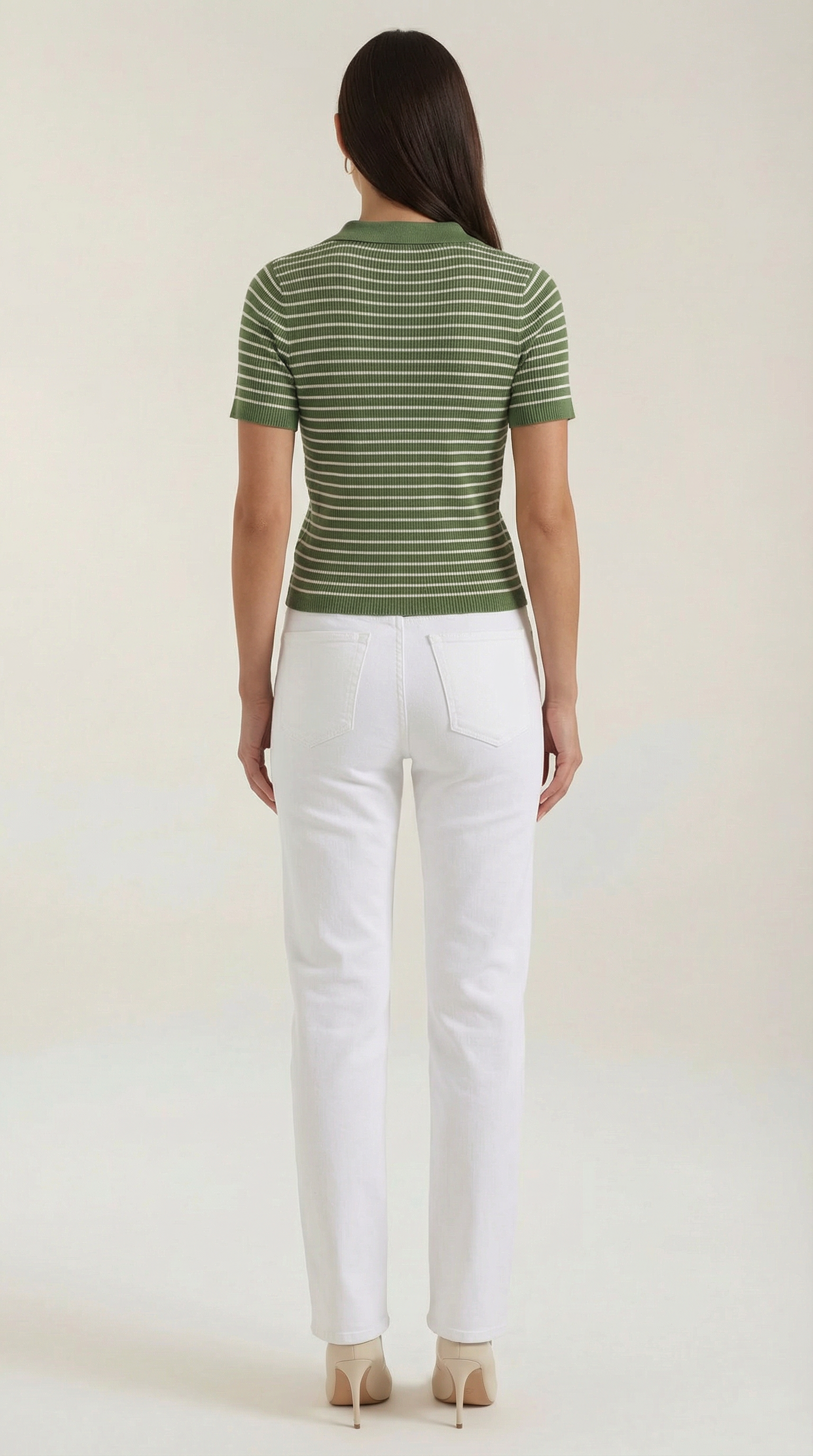 Poloshirt Damen mit Knopfleiste vorne