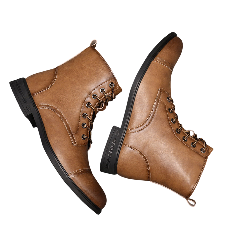 Knöchelschuhe Herren Schnürverschluss über dem Knöchel