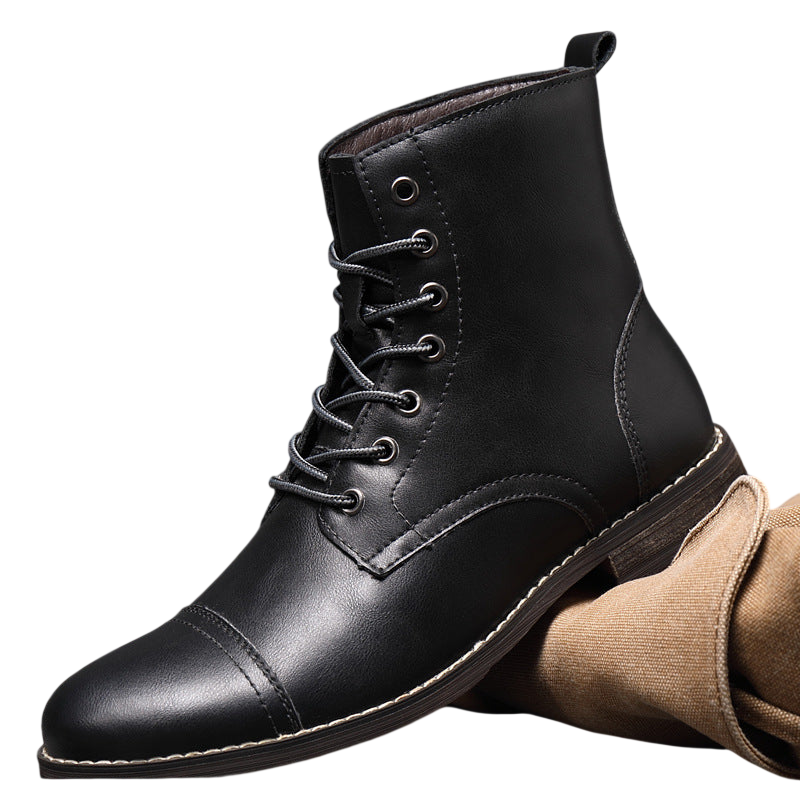 Knöchelschuhe Herren Schnürverschluss über dem Knöchel