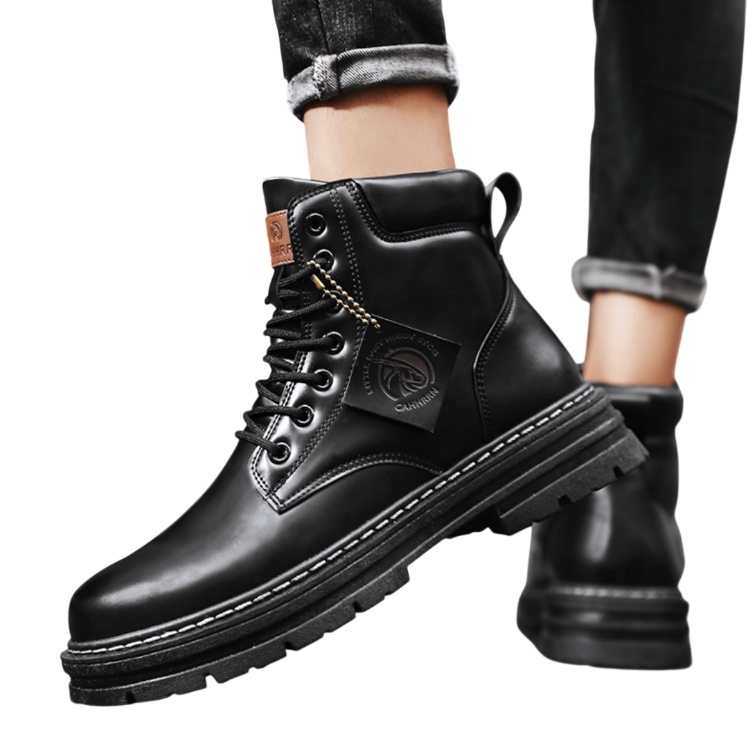 Winterstiefel Herren Schnürverschluss Geschlossene Bauweise