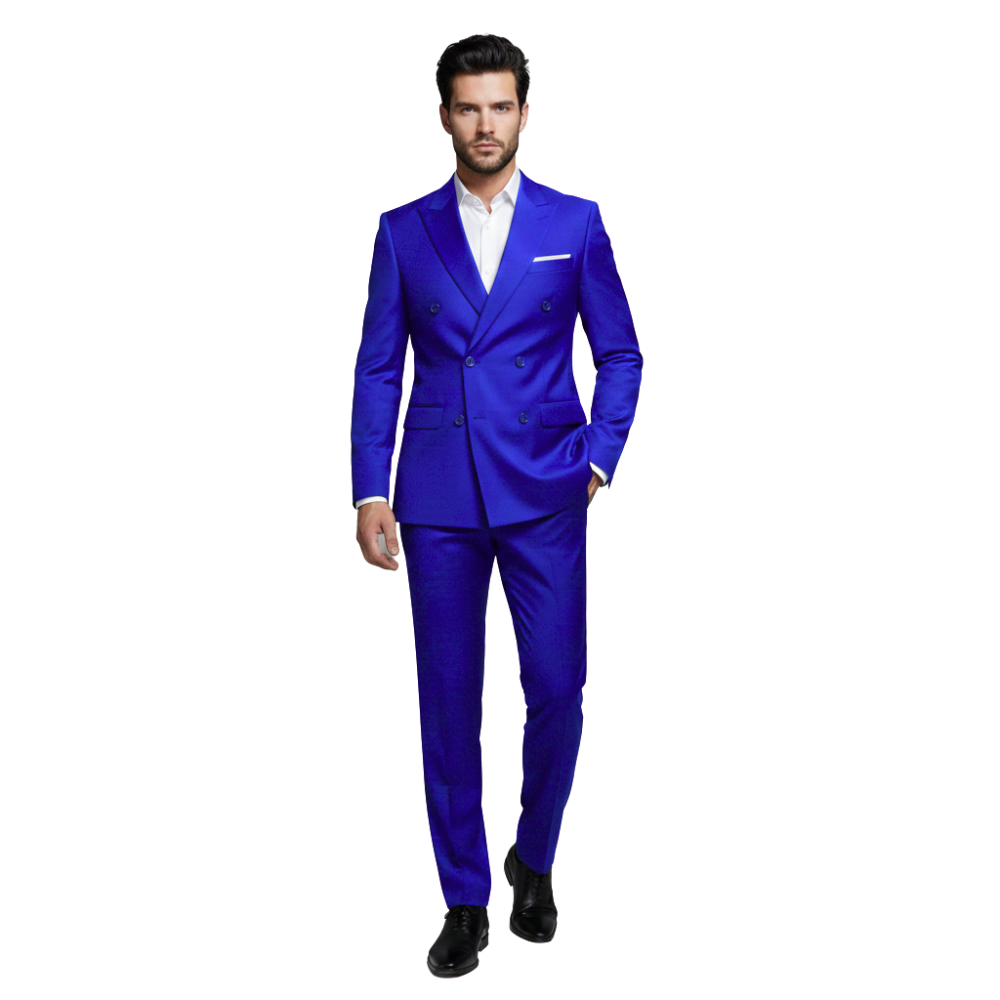 Anzug Herren zweiteilig doppelreihig locker geschnitten