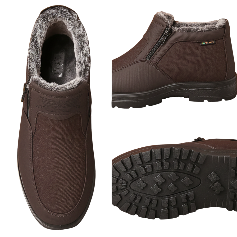 Winterstiefel Herren Isolierter hoher Schaft mit rutschfester Sohle