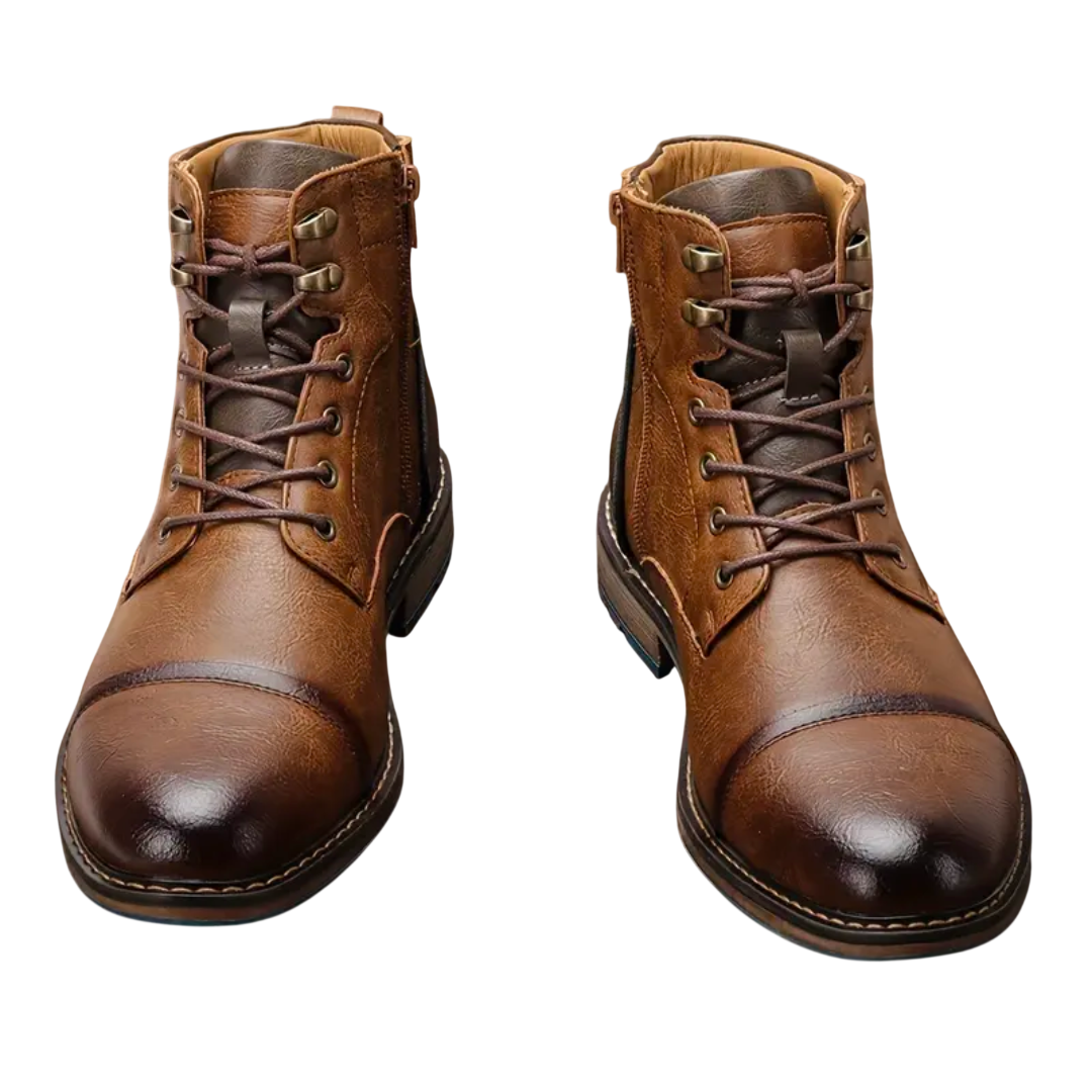 Stiefel Herren Winterdesign mit Schnürung und Knöchelschutz