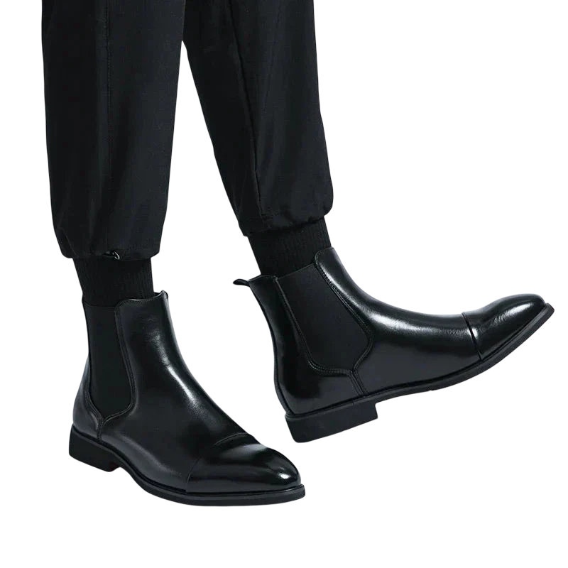 Schlupfstiefel Herren knöchelhoch rutschfeste Sohle