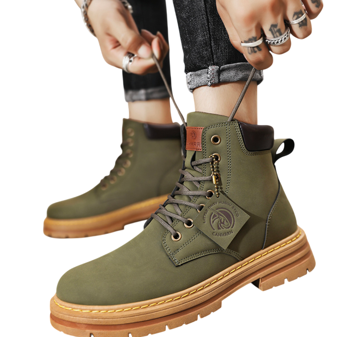 Winterstiefel Herren Schnürverschluss Geschlossene Bauweise