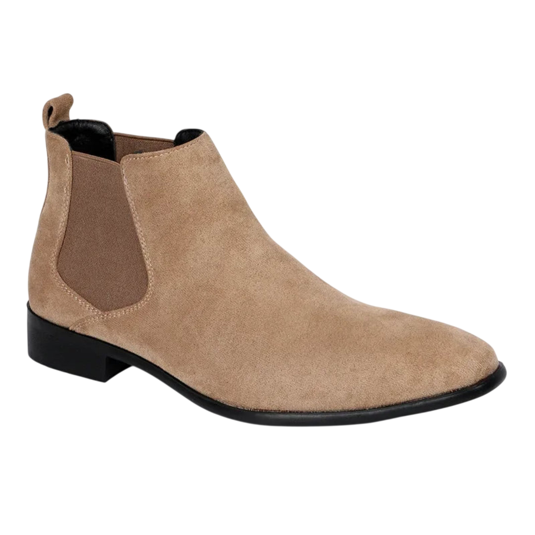 Knöchelstiefel Herren ohne Schnürung mit eckiger Spitze