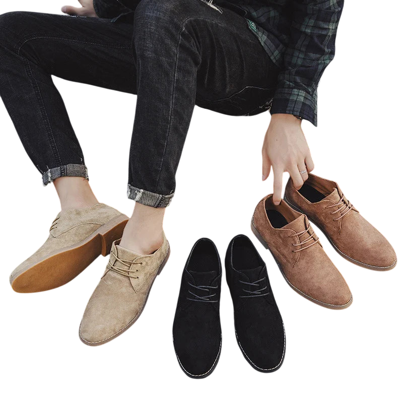 Anzugschuhe Herren flacher Absatz geschlossene Spitze