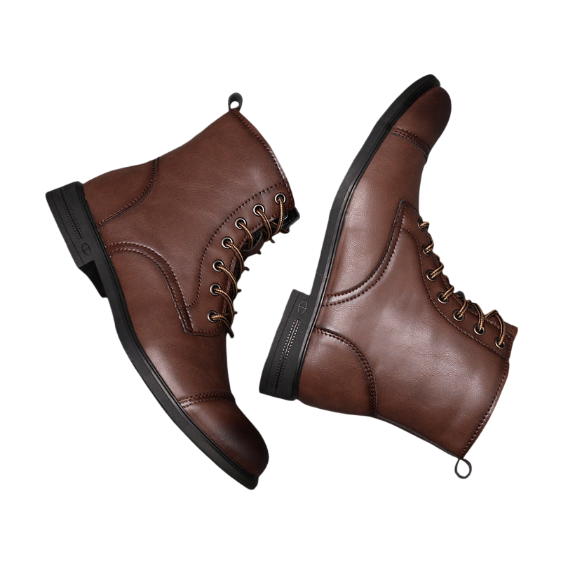 Knöchelschuhe Herren Schnürverschluss über dem Knöchel