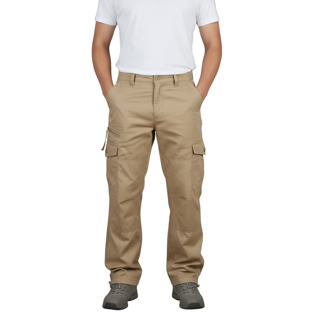 Cargohose Herren Gerade Form Mit Taschen