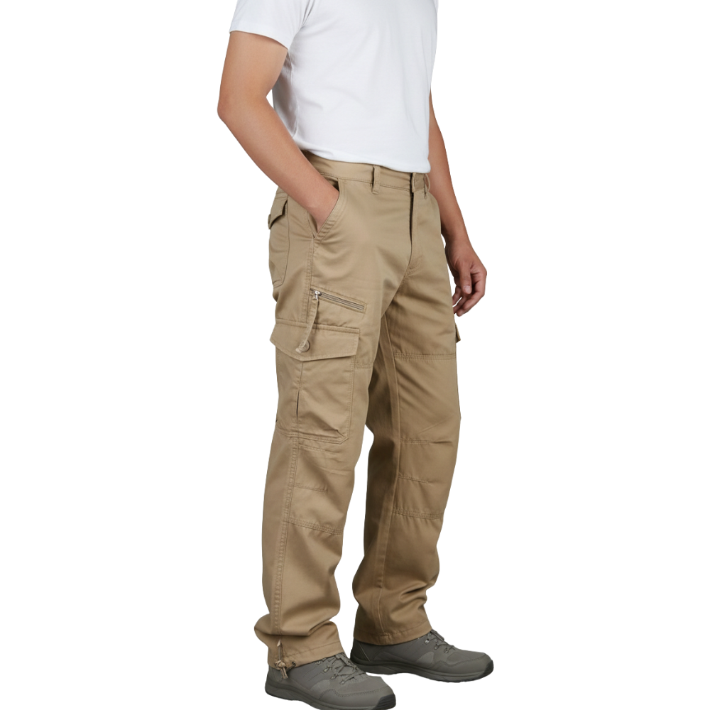 Cargohose Herren Gerade Form Mit Taschen