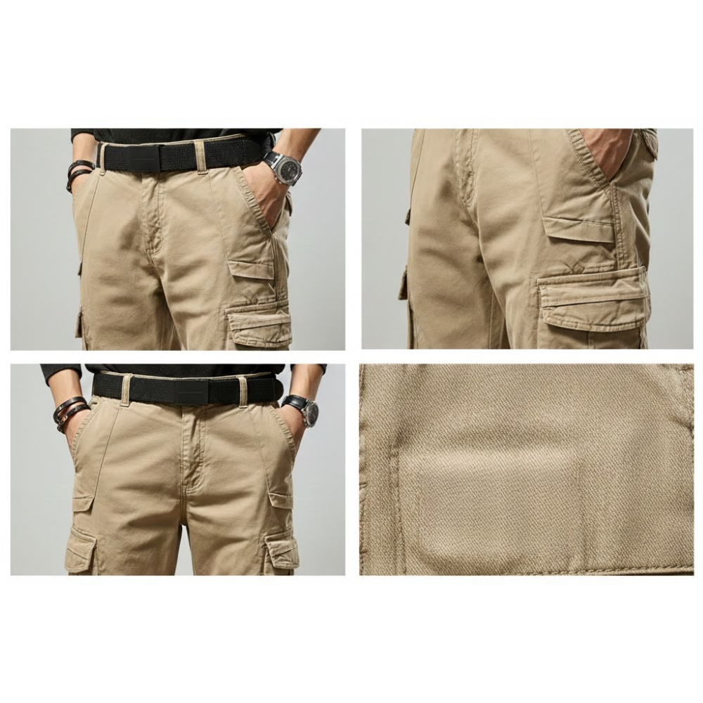 Cargohose Herren Mehrere Taschen Robuste Passform Arbeit