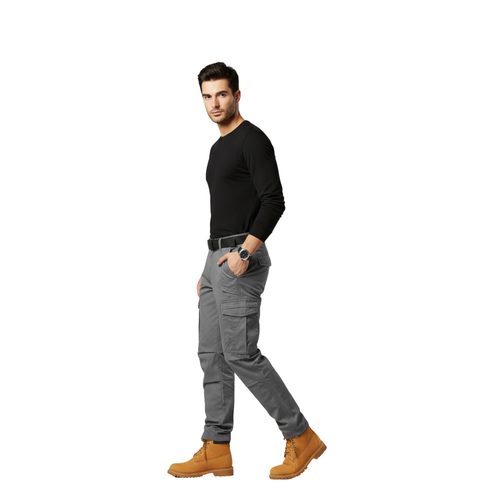 Cargohose Herren Mehrere Taschen Robuste Passform Arbeit