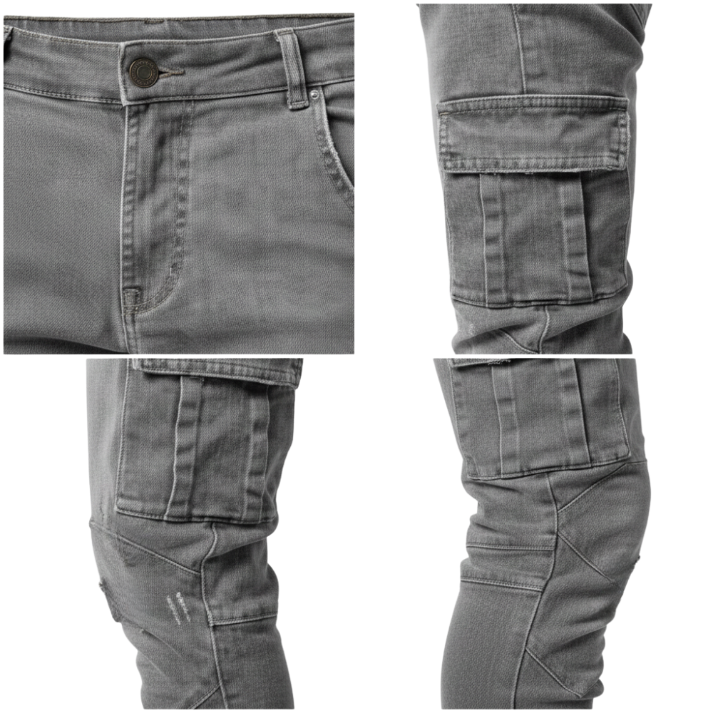 Cargohose Herren Schmal Geschnitten Alltag