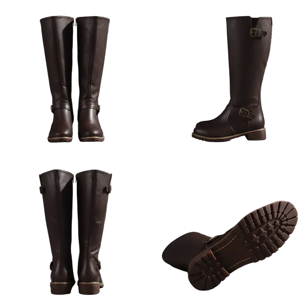 Damenstiefel Damen Geschlossene Spitze mit stabiler Sohle