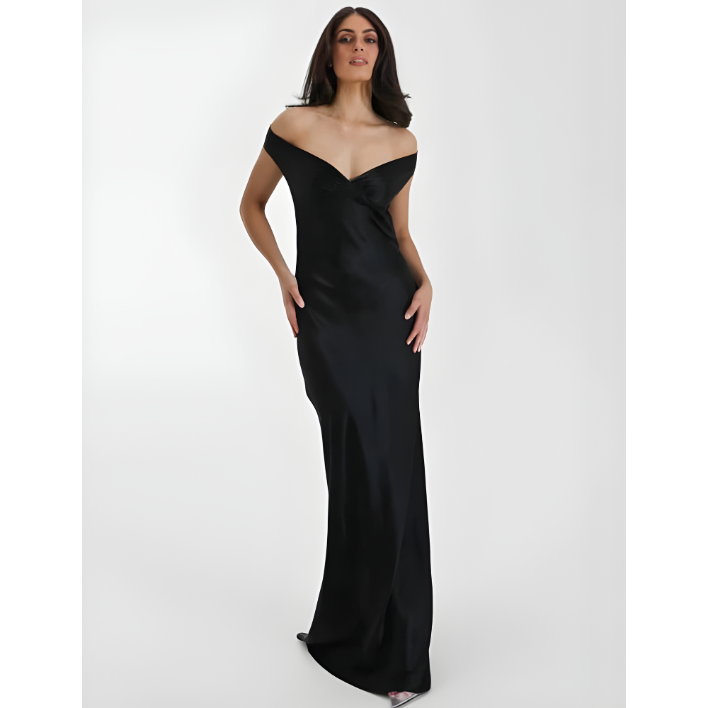 Formelles Abendkleid Damen Bodenlange elegante Passform