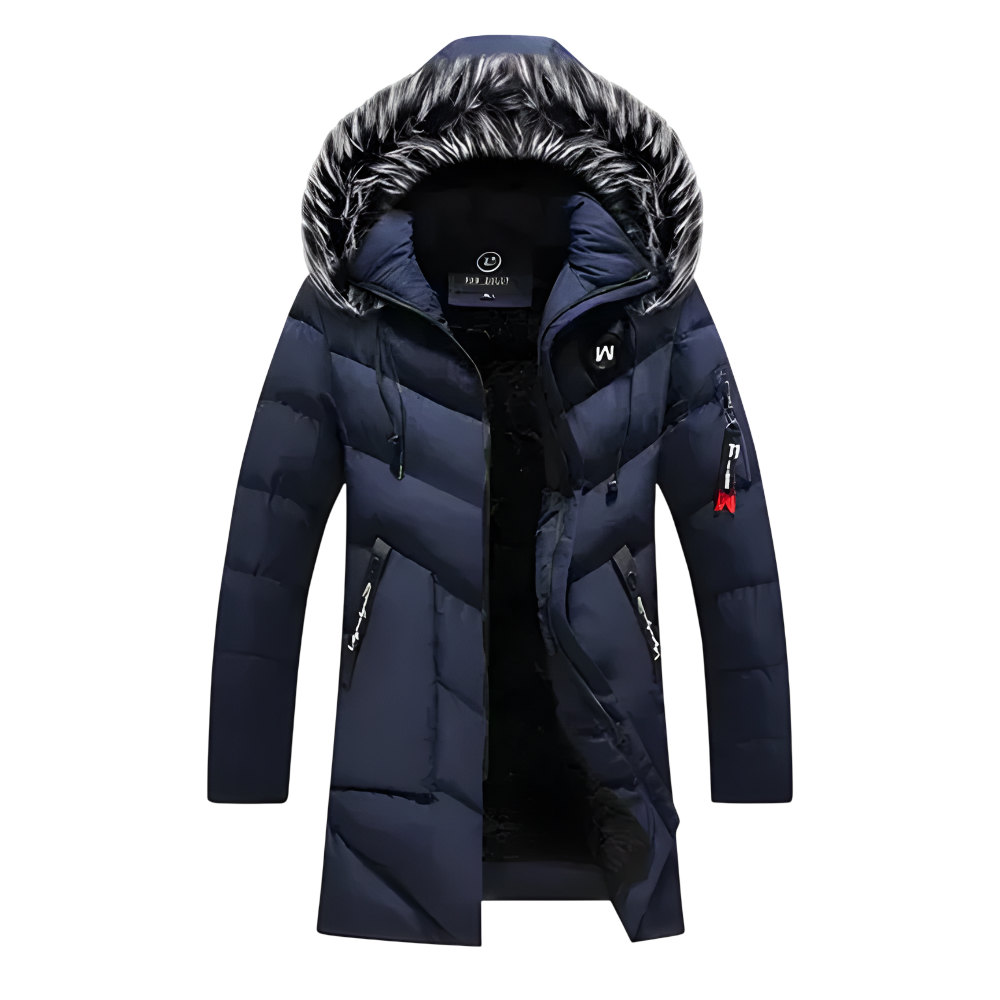 Parkajacke Herren Lang Kapuze Für Kalte Winterbedingungen