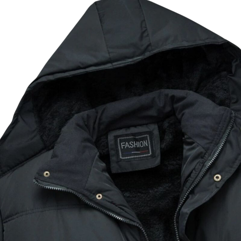 Wintermantel Herren Gepolstert Moderner Schnitt Alltag