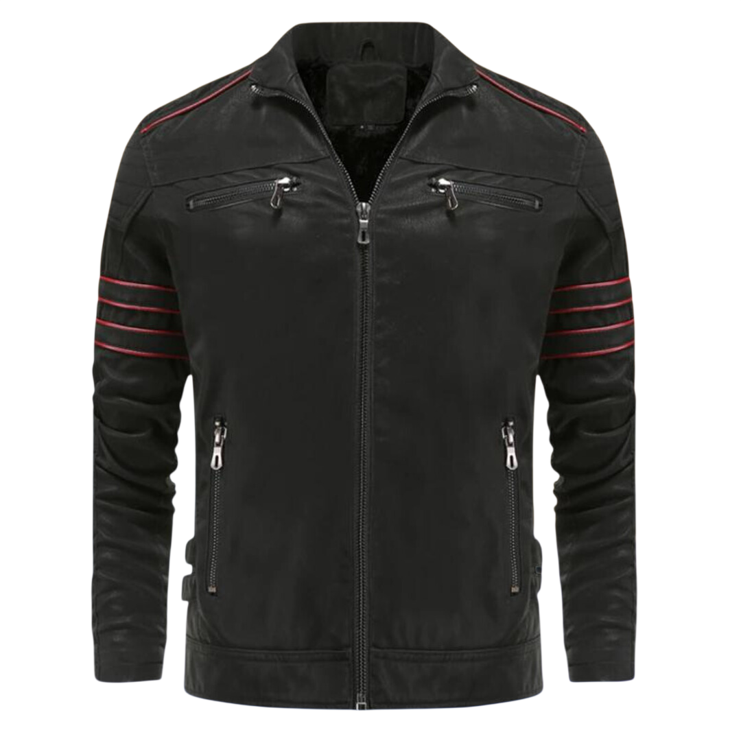 Jacke Herren schmale Passform mit Stehkragen