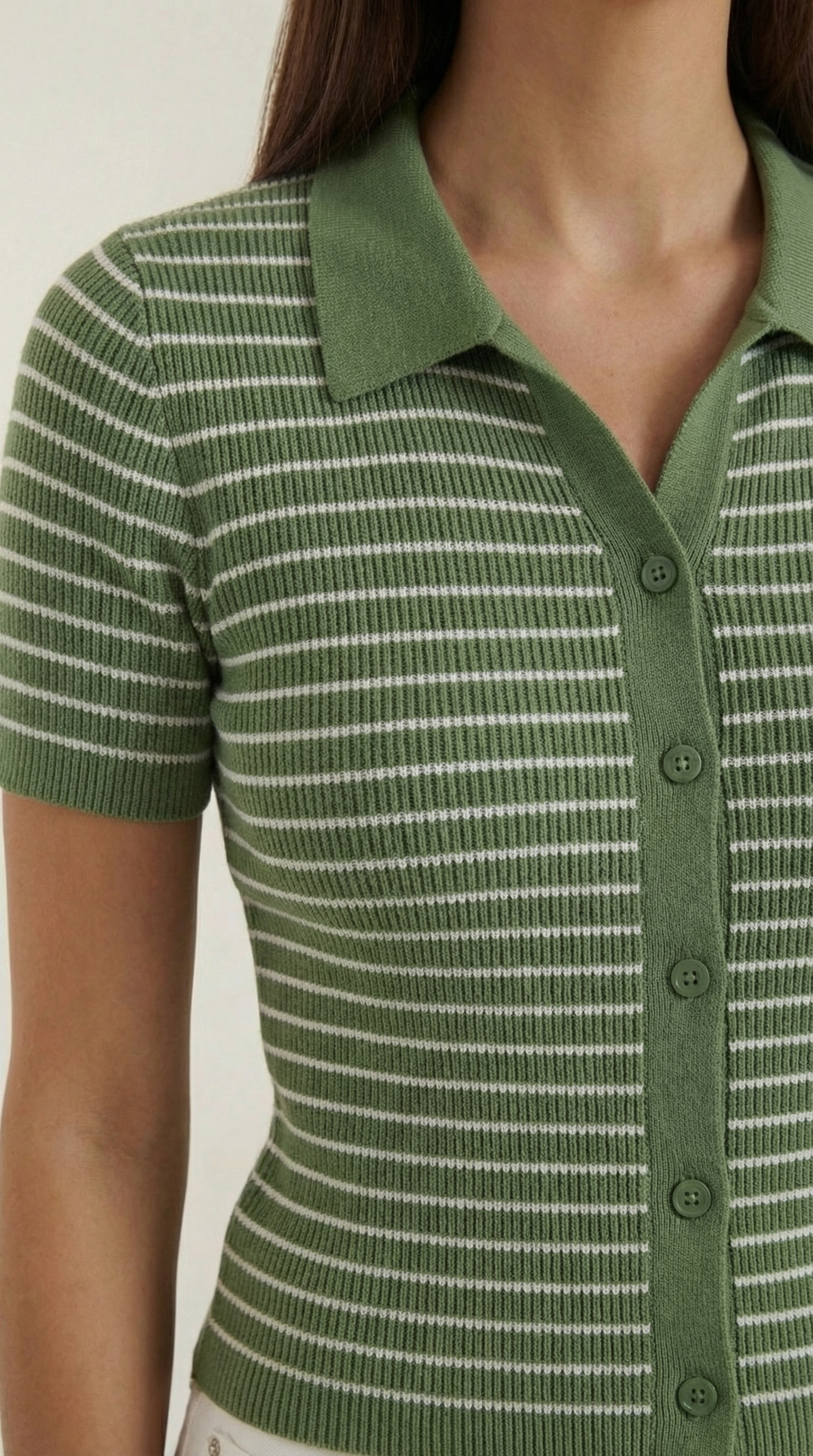 Poloshirt Damen mit Knopfleiste vorne