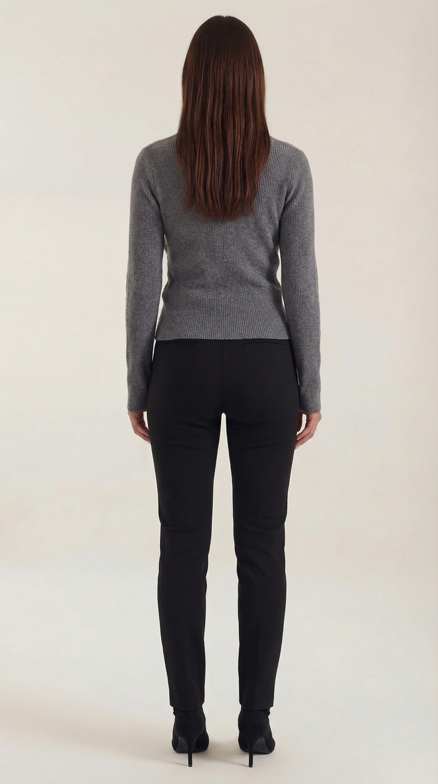 Pullover Damen mit Wickelausschnitt und Kragen