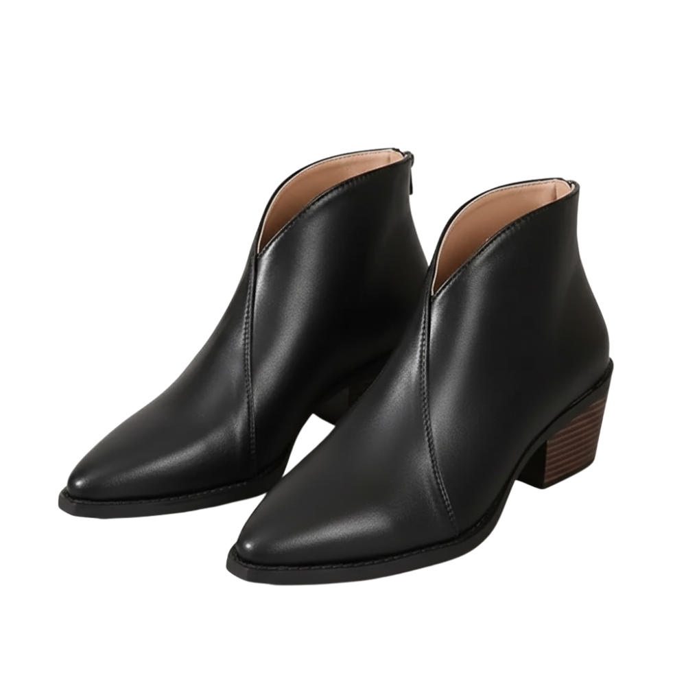 Stiefeletten Damen spitz zulaufende Schuhspitze elegant