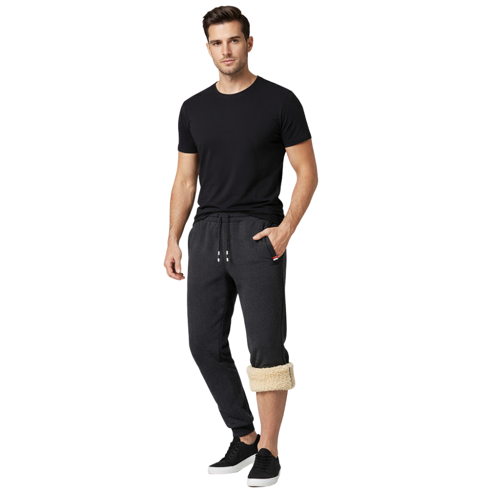 Thermohose Herren Elastischer Bund Kordelzug