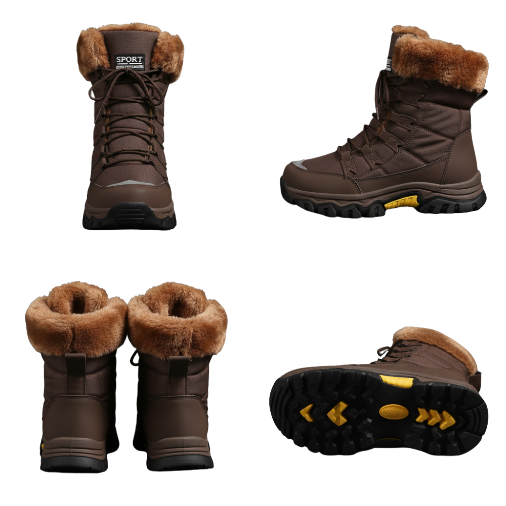 Winterstiefel Damen wasserdicht gefüttert mit rutschfester Sohle